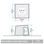 Quechua Base Connect Avance Air Seconds UPF50+ 6 Personas - Imagen 8