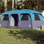 Tienda de campaña Azul 9 Personas vidaXL - Imagen 2