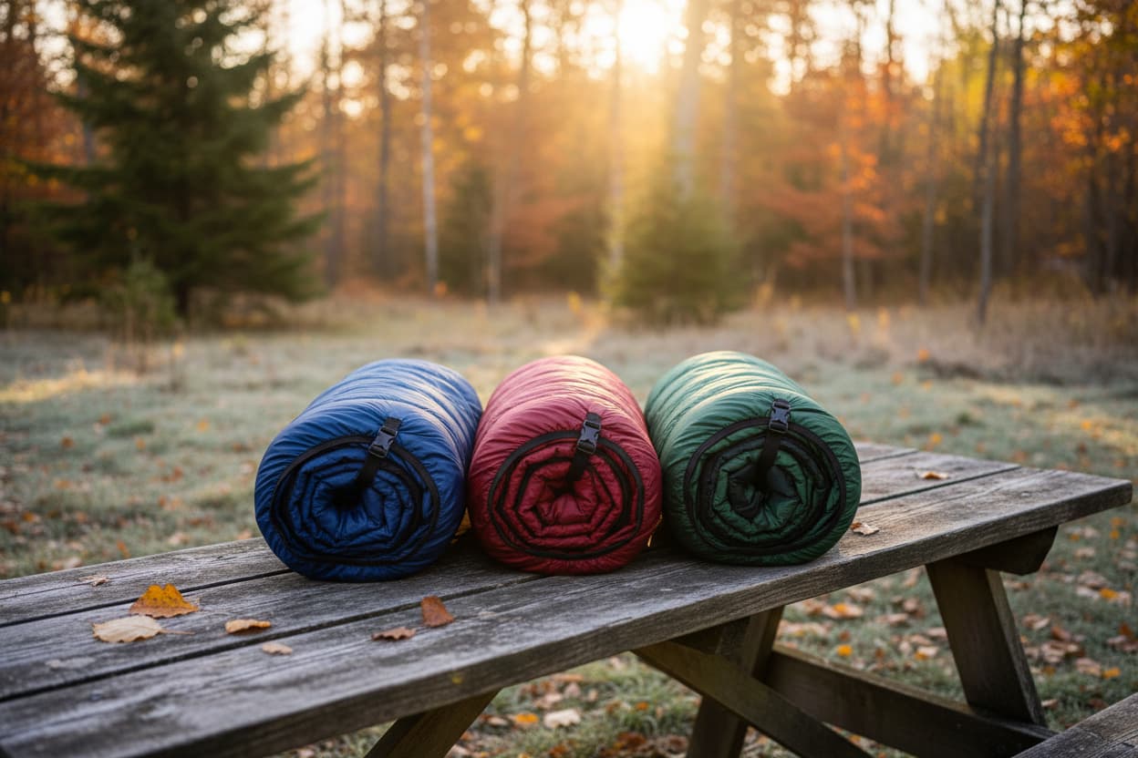 Sacos de dormir — modelos para temperaturas de -15°C a +15°C