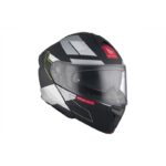 MT Genesis SV Talo Casco Integral Moto Negro/Gris/Amarillo Flúor Mate - Imagen 2