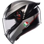 AGV Casco Motocicleta K1 S Lap Negro Mate Rojo - Imagen 3