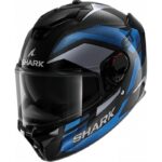 SHARK Casco Integral Moto Spartan GT Pro Carbon Ritmo Negro/Azul