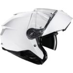HJC Casco Modular i91 Solid Blanco Perla - Imagen 4