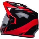 Bell Casco Moto MX-9 Adventure MIPS Negro Brillante/Rojo - Imagen 6