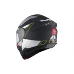 MT Genesis SV Talo Casco Integral Moto Negro/Gris/Amarillo Flúor Mate - Imagen 5