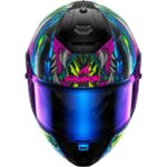 Shark Casco Integral Spartan RS Shaytan Negro/Verde/Violeta - Imagen 3