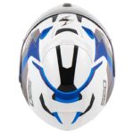 Scorpion Casco Integral EXO-520 Evo Air Blanco-Azul - Imagen 5
