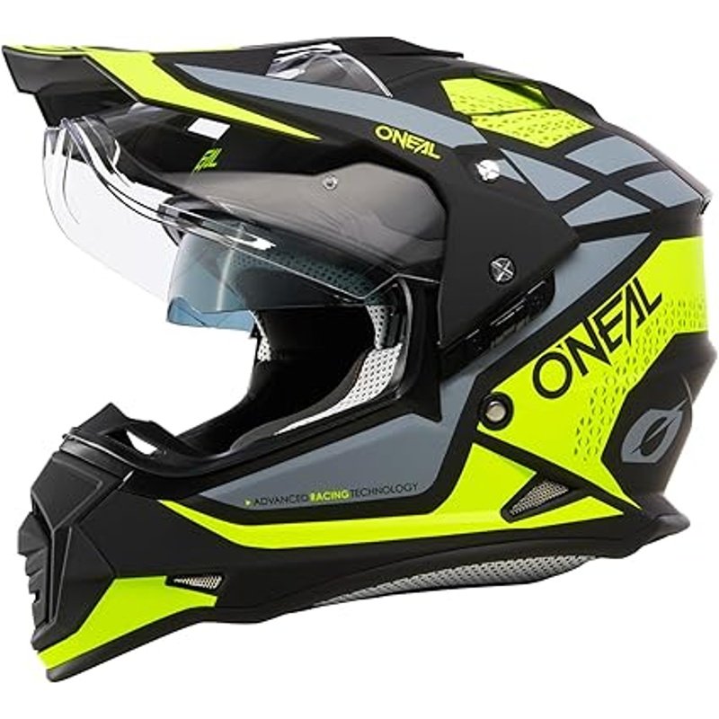 XYReFqNclV O'Neal Casco Enduro Sierra 2206 R Negro/Amarillo Neón/Gris - Imagen 1