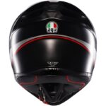 AGV Casco Motocicleta K1 S Lap Negro Mate Rojo - Imagen 8