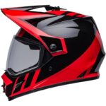 Bell Casco Moto MX-9 Adventure MIPS Negro Brillante/Rojo - Imagen 9