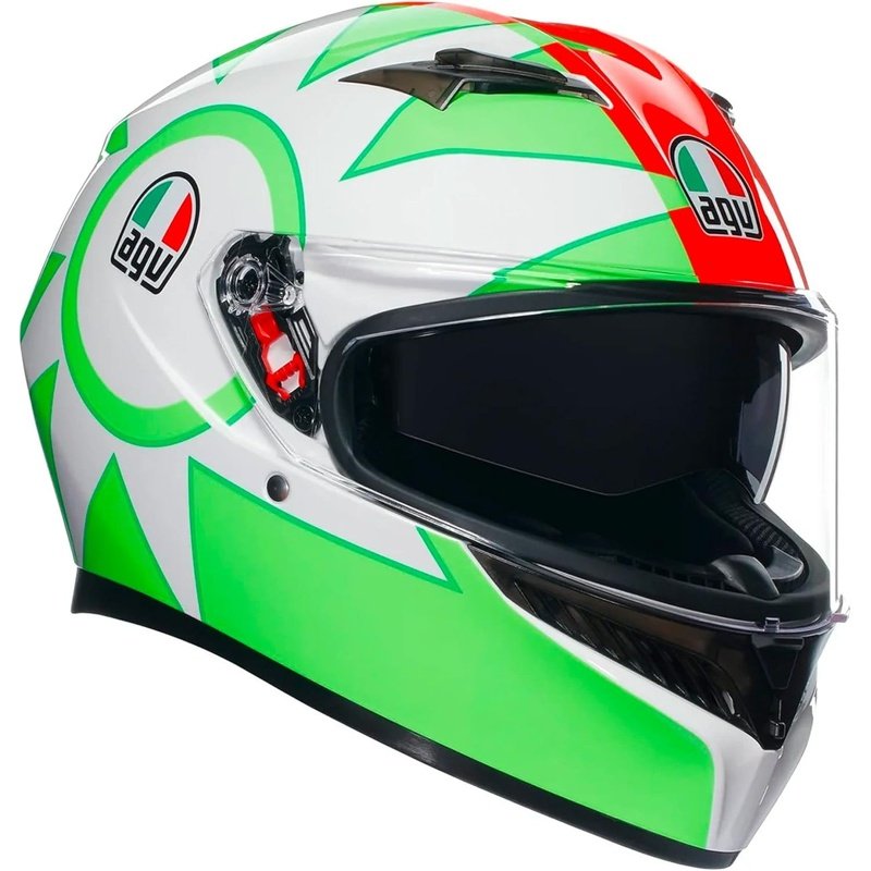 aHuZ6MAIvM AGV Casco Integral K3 E2206 MPLK Mugello Rojo - Imagen 1