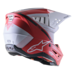 Alpinestars Casco Motocross S-M5 Rojo-Blanco - Imagen 7