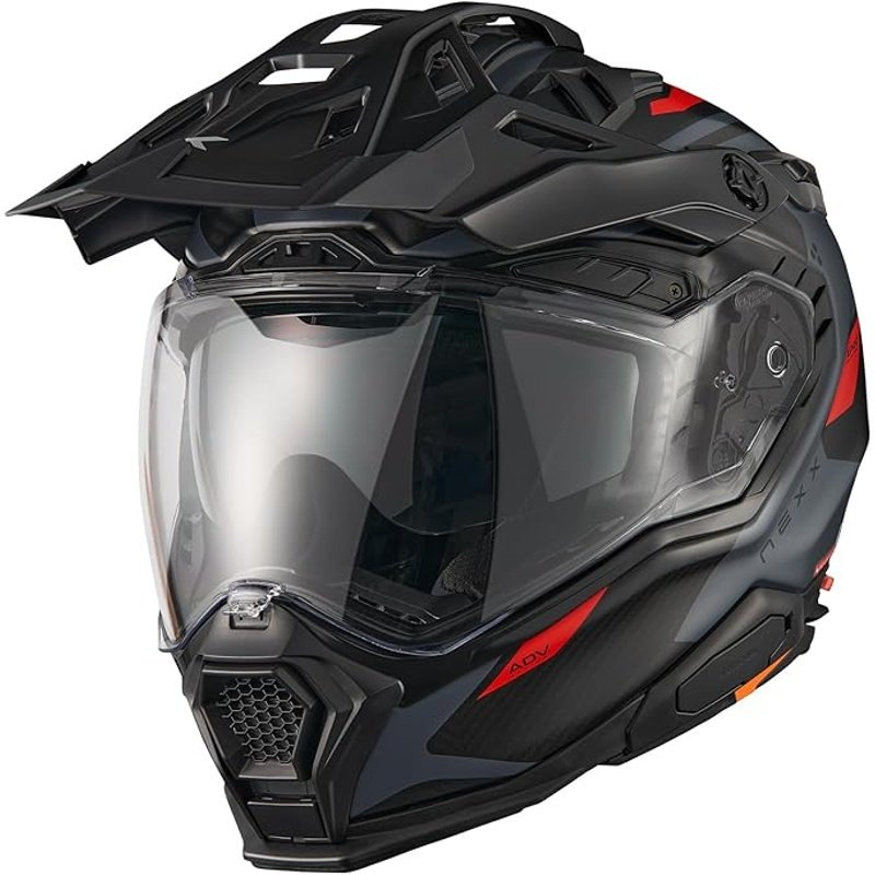 bncjDjlee8 Nexx Casco Integral XWED3 Keyo Gris-Rojo Mate - Imagen 1