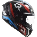 LS2 Casco Integral Thunder FF805 Carbon Supra Rojo/Azul - Imagen 2