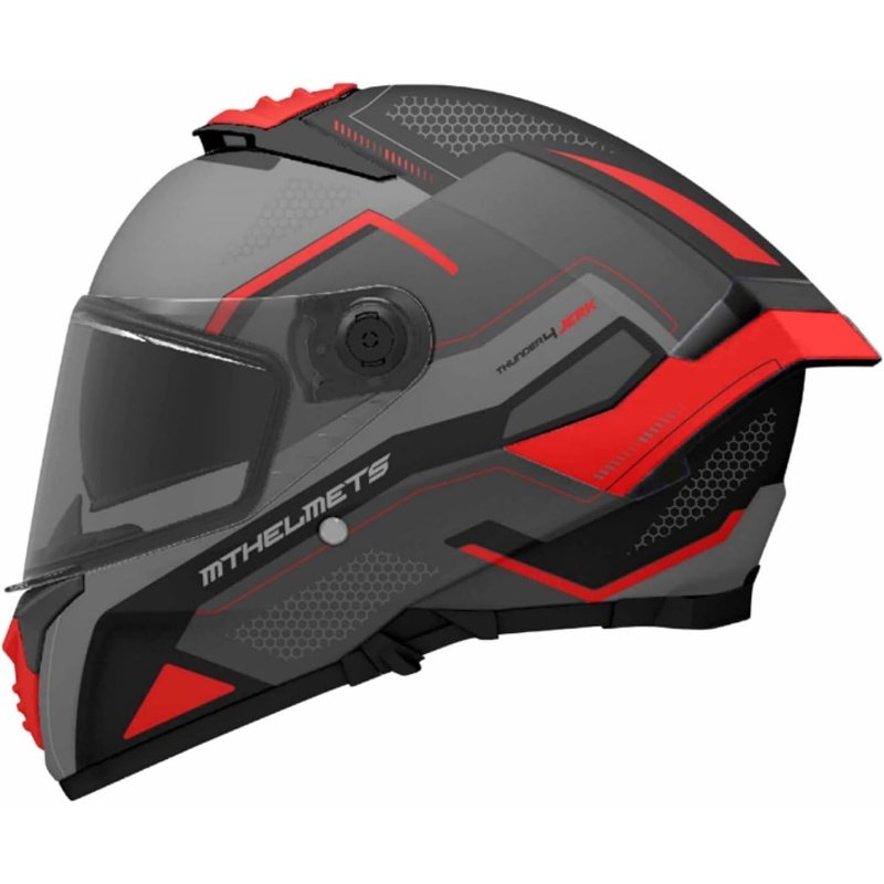 e7ORd7PNp2 MT Casco Integral Thunder 4 SV Jerk Rojo Mate - Imagen 1