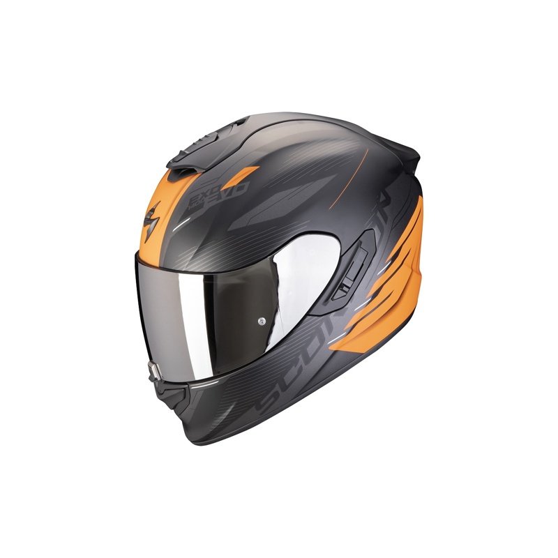 Scorpion Casco Integral EXO-1400 Evo 2 Air Luma Negro Mate-Naranja