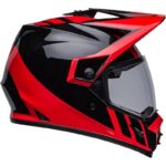Bell Casco Moto MX-9 Adventure MIPS Negro Brillante/Rojo - Imagen 3