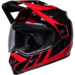 Bell Casco Moto MX-9 Adventure MIPS Negro Brillante/Rojo