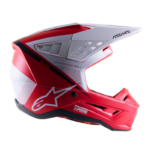 Alpinestars Casco Motocross S-M5 Rojo-Blanco - Imagen 4