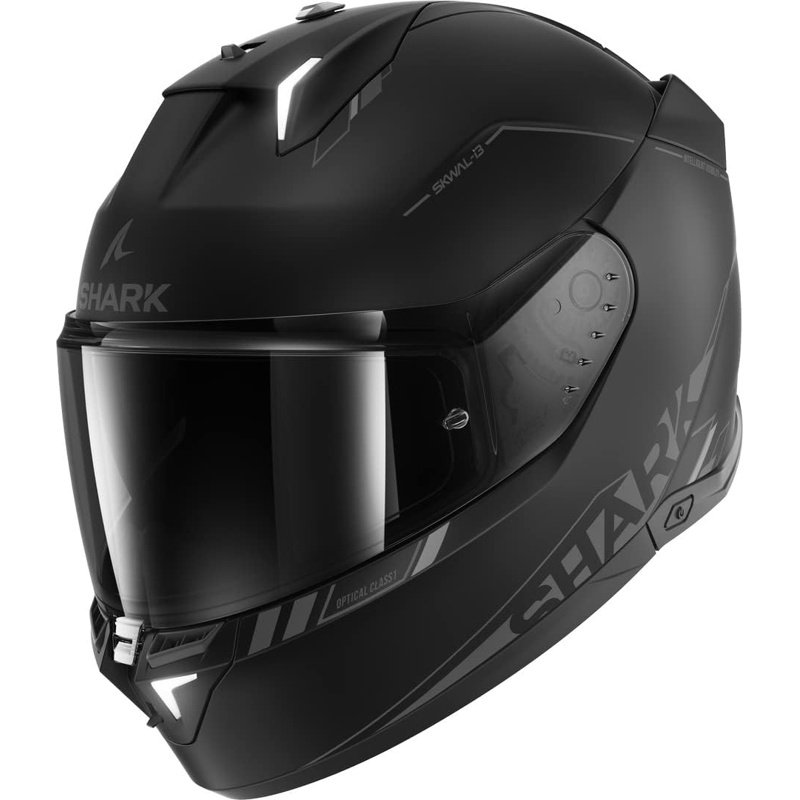 iJpTvlZzDM Shark Casco Integral SKWAL i3 Blank SP Negro Mate - Imagen 1