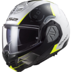 LS2 Casco Modular FF906 Advant Codex Blanco-Negro - Imagen 3