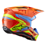 Alpinestars Casco Motocross S-M5 Action Azul-Naranja - Imagen 2
