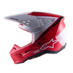 Alpinestars Casco Motocross S-M5 Rojo-Blanco