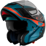 MT Atom SV Adventure Casco Modular Azul Mate - Imagen 2
