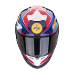Casco Integral Scorpion EXO-R1 Evo Air Coup Amarillo-Rojo-Azul - Imagen 2