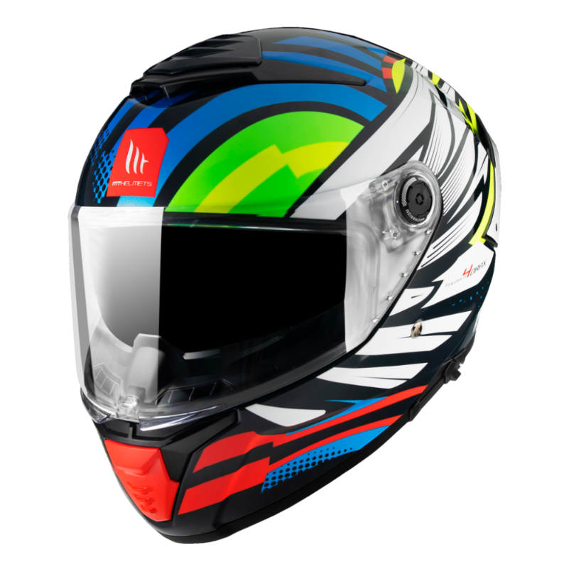 motorcycle-helmet-glossy-design-01 MT Casco Integral Thunder 4 SV Drax B7 Azul Brillo - Imagen 1