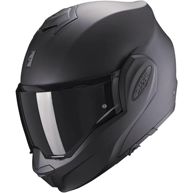 nVtvnz6CZF Scorpion Casco Modular EXO-Tech Evo Solid Matt Negro - Imagen 1