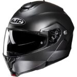 Casco Moto Modular Titanio Semi Opaco HJC C91N