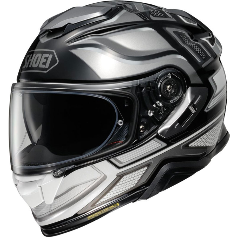 shoei-motorcycle-helmet-glossy-silver-black Shoei Casco Integral GT-Air 2 Notch TC-5 - Imagen 1