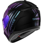 Shark Casco Integral Ridill 2 Assya Negro-Purpurina - Imagen 3