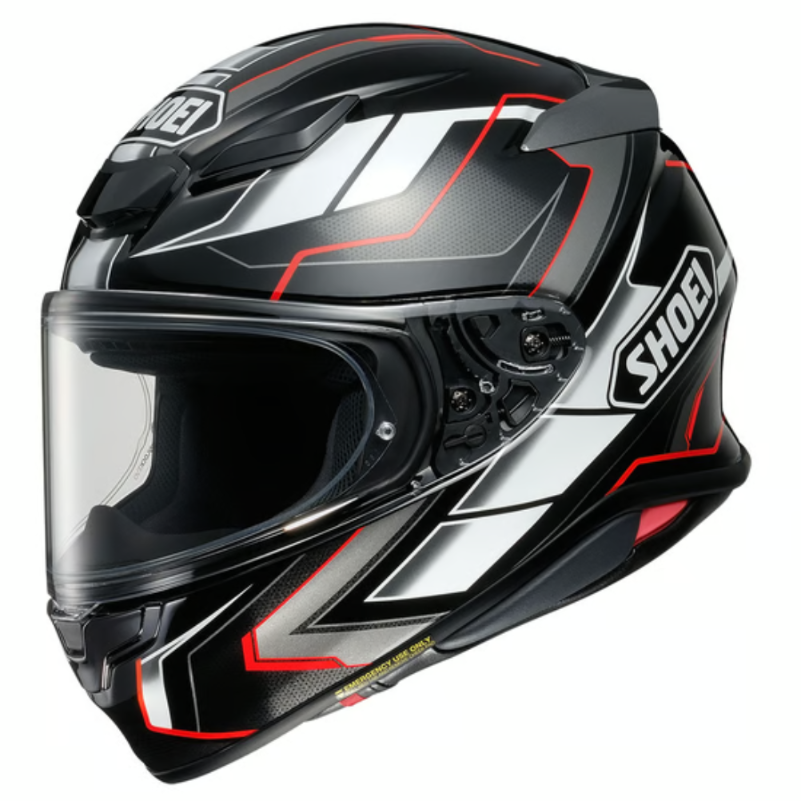 sleek-black-motorcycle-helmet Casco Integral Shoei NXR 2 Prologue TC-5 - Imagen 1