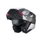 MT Genesis SV Talo Casco Integral Moto Negro/Gris/Amarillo Flúor Mate - Imagen 6