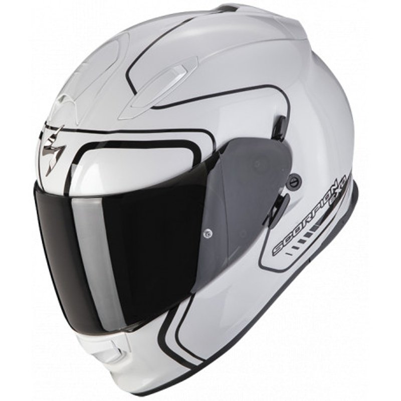 yhU3k3yAyK Scorpion Casco Integral EXO-491 WEST Blanco - Imagen 1
