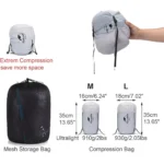 Naturehike Piuma d’oca Ceniza L 220×85 cm Saco de dormir - Imagen 6