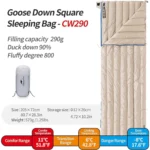 Naturehike Saco de dormir envolver Caqui-L - Imagen 6