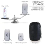 Saco de dormir envolver Caqui Naturehike - Imagen 4