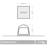 Carpa Habitáculo Arpenaz Base M 6 Personas Quechua - Imagen 3