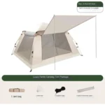 Tienda de campaña Blanco 5 Personas Quechua - Imagen 2