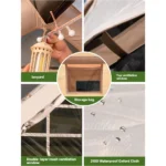 Villa Móvil 6 Personas Hinchable Tienda de campaña - Imagen 3