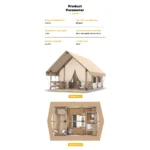 CHENEVERT SL-S3 4 Personas Tienda de campaña - Imagen 3