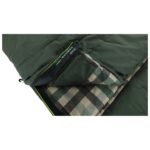 Saco de Dormir Rectangular Verde Camper Lux Double Outwell - Imagen 4