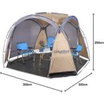 Columbus Shadow Shelter 3 Personas Marrón/Gris Tienda de Campaña - Imagen 3