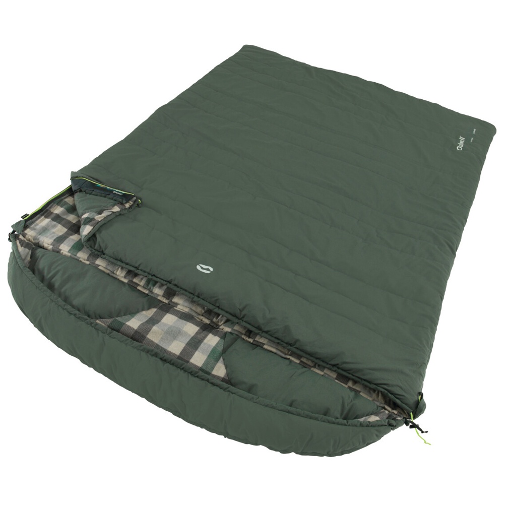 ZaNkitoBpw Saco de Dormir Rectangular Verde Camper Lux Double Outwell - Imagen 1