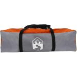 vidaXL Tienda Tipi Gris/Naranja 8 Personas Tipi - Imagen 2